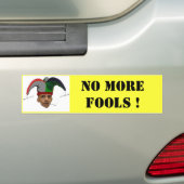 これ以上の愚か者! Bumbperのステッカー バンパーステッカー (車上)