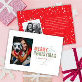 これ以上の日シンプルのおもしろいクリスマスフォト シーズンカード