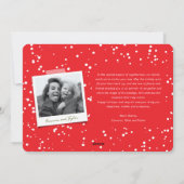 これ以上の日シンプルのおもしろいクリスマスフォト シーズンカード (裏面)