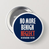 これ以上の良性の怠慢はない 缶バッジ (正面&裏面)