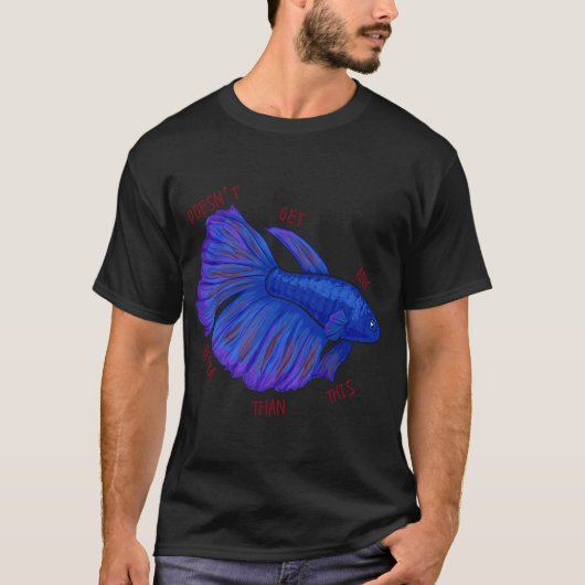 これ以上ベタが好きになれない Tシャツ (正面)