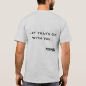 これ以上Codependent Tシャツ (裏面)