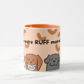 これ以上RUFFモーニングコーヒーマグ – 犬愛好家 マグカップ (中央)