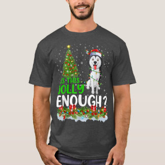 これ十分なすてきシーズー(犬)Tzu犬のクリスマスツリー Tシャツ