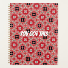 これ得は、幾何学的デザイン、カスタム市松模様に、 プランナー手帳