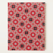 これ得は、幾何学的デザイン、カスタム市松模様に、 プランナー手帳 (裏面)