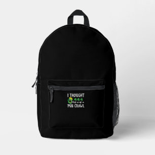 これ考えはパブクロールのSt patricksおもしろいDだった プリントバックパック
