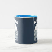 これ退職したは私の新しい仕事のスタンドアップパドル ツートーンマグカップ (中央)