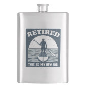 これ退職したは私の新しい仕事のスタンドアップパドル フラスク (正面)