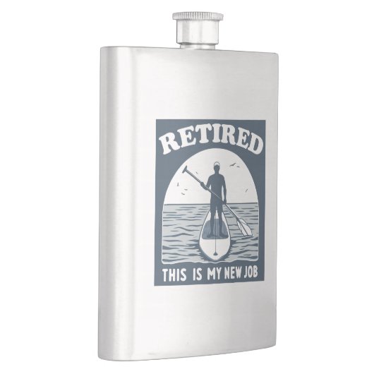 これ退職したは私の新しい仕事のスタンドアップパドル フラスク (右)