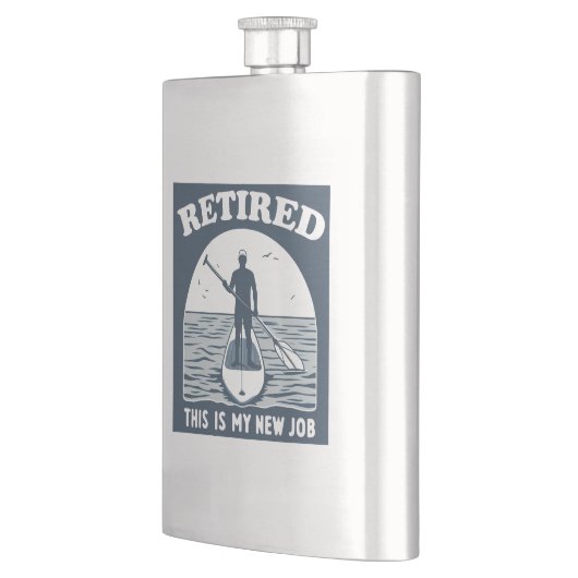 これ退職したは私の新しい仕事のスタンドアップパドル フラスク (左)