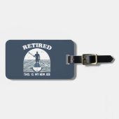 これ退職したは私の新しい仕事のスタンドアップパドル ラゲッジタグ (正面横)