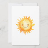 これ Little Sunsine がやってくる 招待状 (裏面)