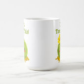 これTouchできない！かわいいおもしろいサボテンのユーモア コーヒーマグカップ (中央)