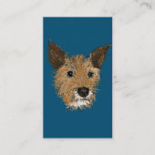 こわばった顔 名刺 (正面)