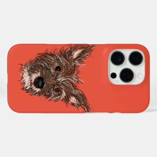 こわばった顔 Case-Mate iPhoneケース (裏面 (横))