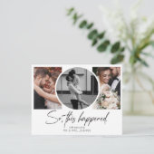 「こんなことがあった」ギャラリー マルチ写真 秘密の結婚式 招待状 (スタンド正面)