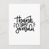 こんなにたくさんのタイポグラフィはがき ポストカード (正面)