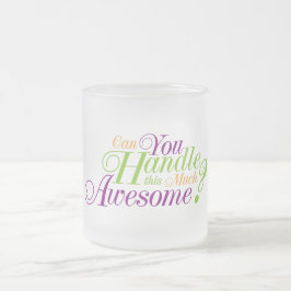 こんなにたくさん対処でき素晴らしる フロストグラスマグカップ