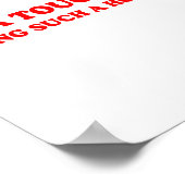 こんなにセクシーな妻を持つのは大変な人生だよ - 面白い名言 ポスター (角)