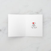 ***こんなに愛してるよ*** カートゥーンの中にもそう書いてある! カード (内部)