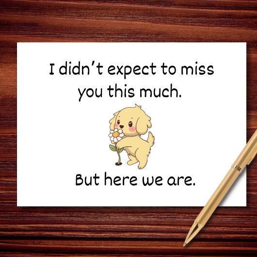 こんなに期待し恋しく思ていなかった カード