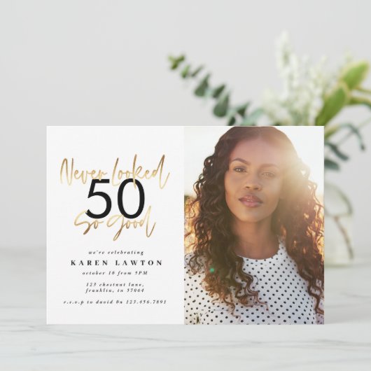 こんなに素敵な誕生日の招待状に見えたことがなかった (スタンド正面)