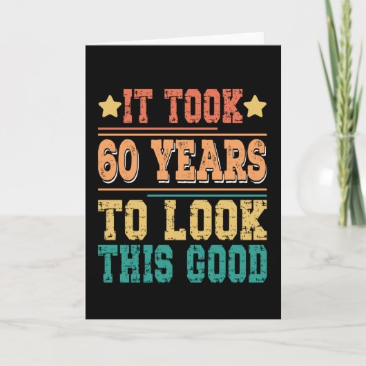 こんなに良く見えるのに60年かかった カード (正面)