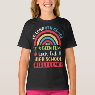 こんなに長い8年生、ここにハローハイスクールが来ある Tシャツ