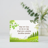 こんな古いジョークの公園に住んでくれないか ポストカード (スタンド正面)