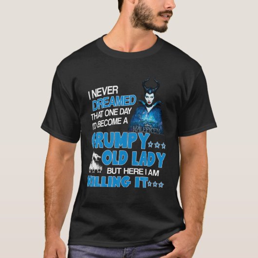 こんな愚痴のおばあさんになるなんて夢にも思わなかった Tシャツ (正面)