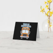 こんな感じで私の運転するスクールバス カード (黄色い花)