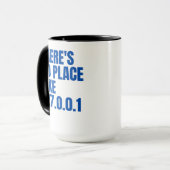 こんな所は無127.0.0.1 マグカップ (正面左)