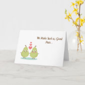 こんな梨を作素晴らしる カード (黄色い花)