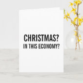 こんな経済状況で？皮肉なクリスマス カード (黄色い花)
