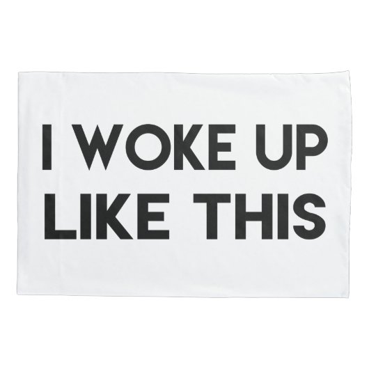 こんな風に目が覚めた |おもしろい引用文 枕カバー (裏面)