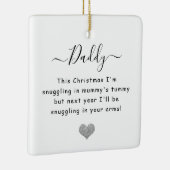 こんにちのパパのクリスマス セラミックオーナメント (右)