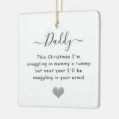 こんにちのパパのクリスマス セラミックオーナメント (左)