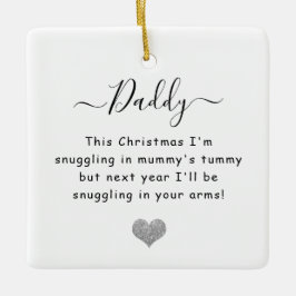 こんにちのパパのクリスマス セラミックオーナメント
