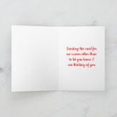 こんにちはあなたの白いマルタに小犬の考えること カード (内部)