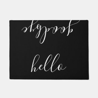 こんにちはおよびさようなら玄関マット ドアマット