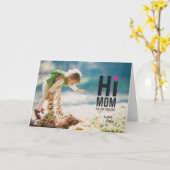 こんにちはお母さん。君は素晴らし.母の日の贈り物。 カード (黄色い花)