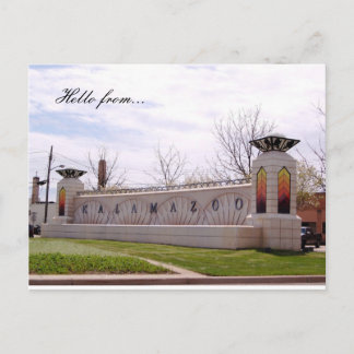 こんにちはから… Kalamazoo ポストカード