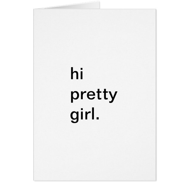 こんにちはかわいらしい女の子 (正面)