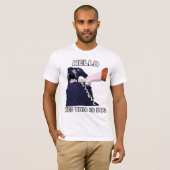 こんにちはか。 Yesはこれ犬です Tシャツ (正面フル)