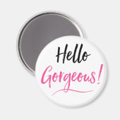 「こんにちはきれい!」 マグネット (正面/裏面)