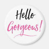 「こんにちはきれい!」 マグネット (正面)