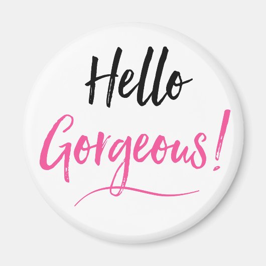 「こんにちはきれい!」 マグネット (正面)