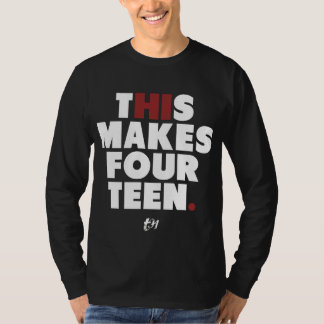 こんにちはこれは14を作ります Tシャツ