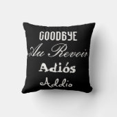 こんにちはさようなら言語枕 クッション (裏面)